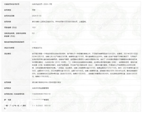 冠盈配资 进价260元的骨灰盒卖到1790元！湖北仙桃殡葬管理所被罚10万