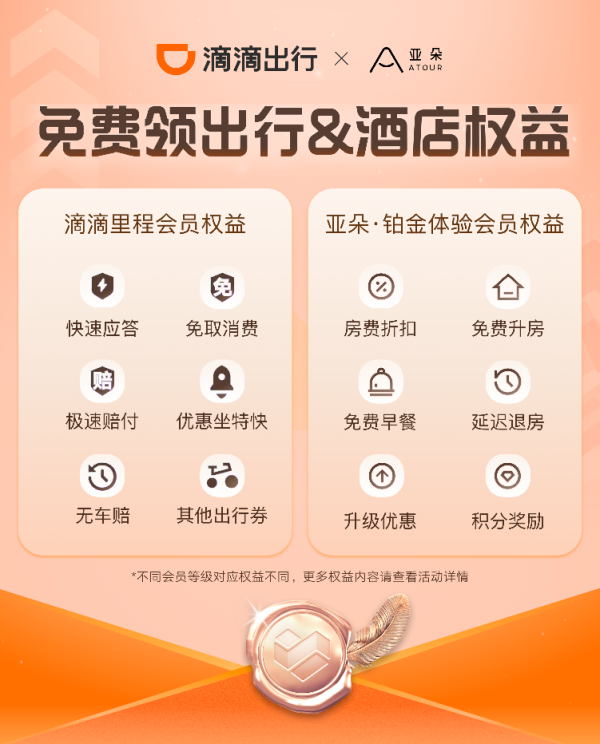小熊猫配资 ​滴滴开放打通会员体系 携手亚朵打造出行新体验  _大皖新闻 | 安徽网